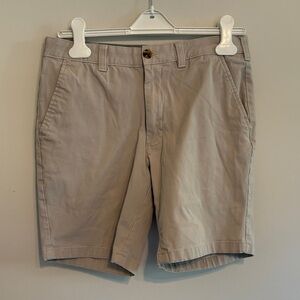 Club Room Men's Beige Flat Front Shorts